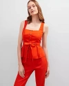 Ann Taylor Button Tie Waist Top