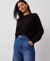 Ann Taylor Cable Sweater In Black