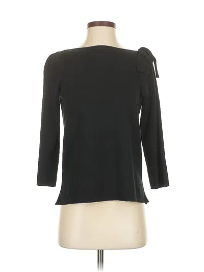 Pre-owned Ann Taylor Cardigan Sweater In Black