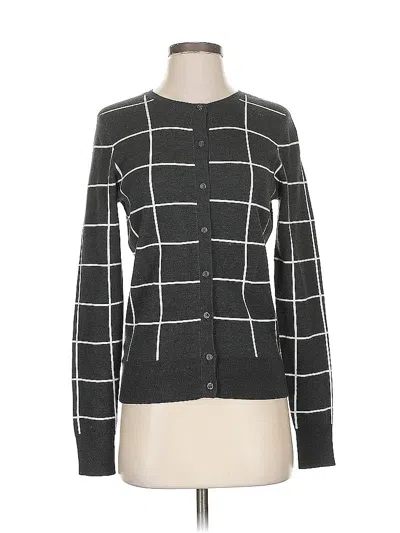 Pre-owned Ann Taylor Cardigan Sweater In Black