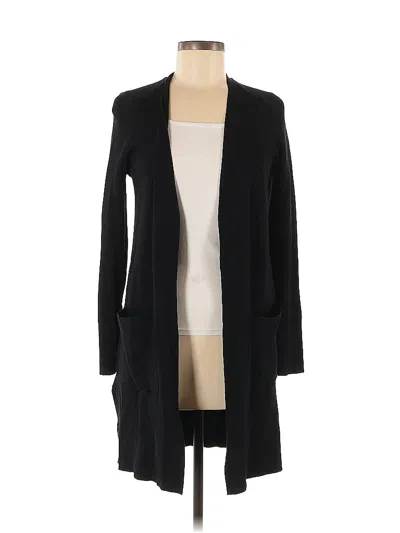Pre-owned Ann Taylor Cardigan Sweater In Black