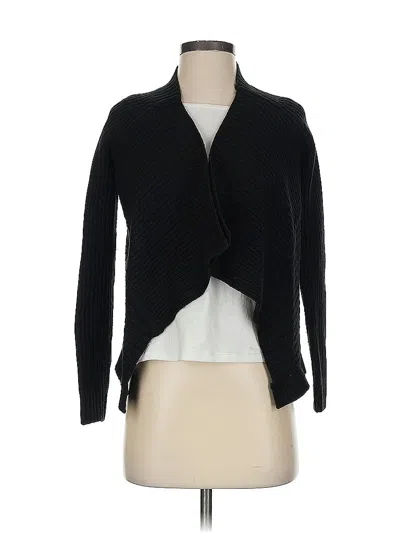 Pre-owned Ann Taylor Cardigan Sweater In Black