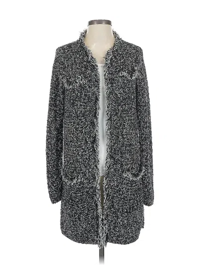 Pre-owned Ann Taylor Cardigan Sweater In Black