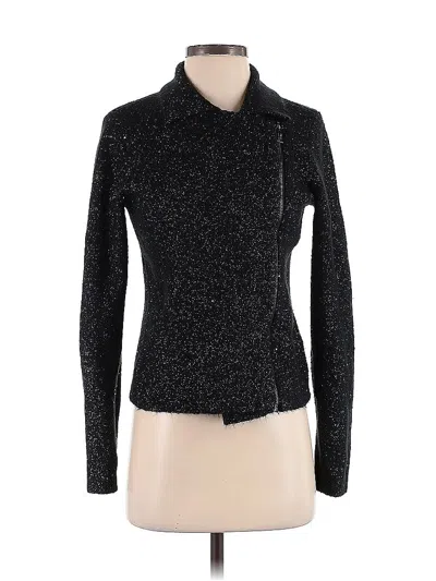 Pre-owned Ann Taylor Cardigan Sweater In Black