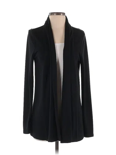 Pre-owned Ann Taylor Cardigan Sweater In Black