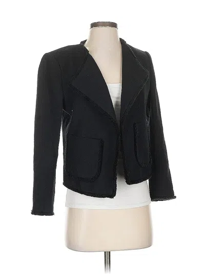 Pre-owned Ann Taylor Cardigan Sweater In Black
