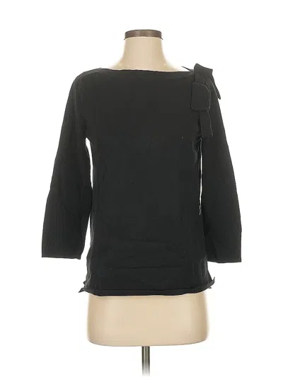 Pre-owned Ann Taylor Cardigan Sweater In Black