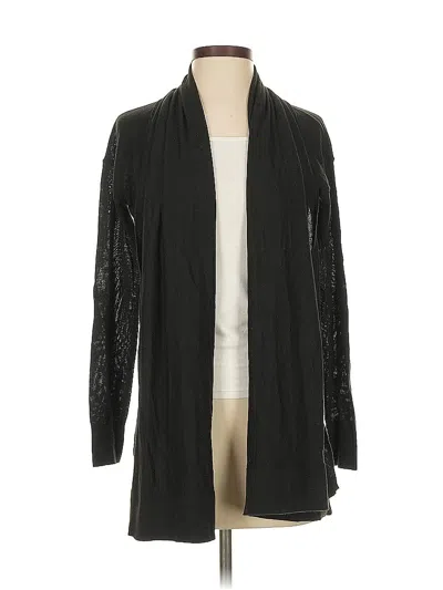 Pre-owned Ann Taylor Cardigan Sweater In Black