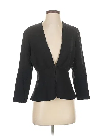 Pre-owned Ann Taylor Cardigan Sweater In Black