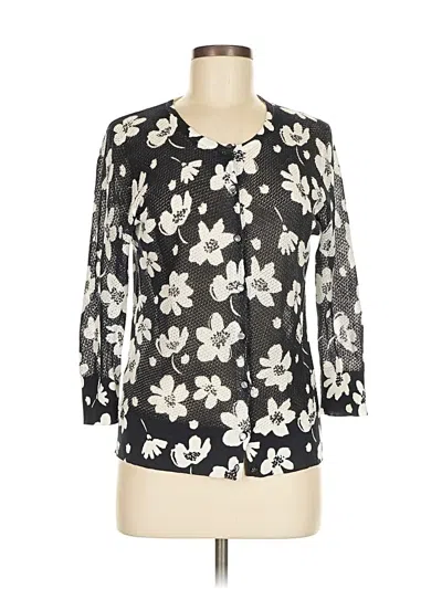 Pre-owned Ann Taylor Cardigan Sweater In Black