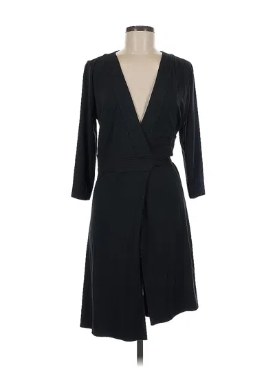 Pre-owned Ann Taylor Cardigan Sweater In Black