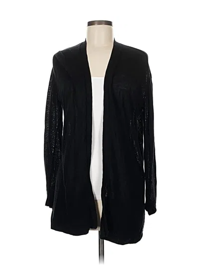 Pre-owned Ann Taylor Cardigan Sweater In Black