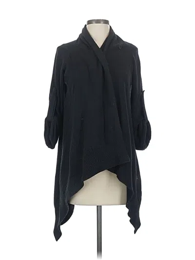 Pre-owned Ann Taylor Cardigan Sweater In Black