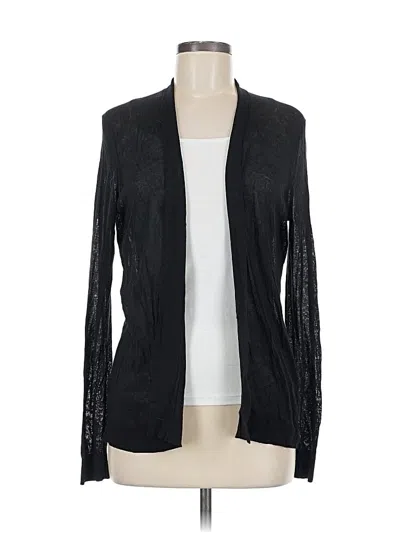 Pre-owned Ann Taylor Cardigan Sweater In Black
