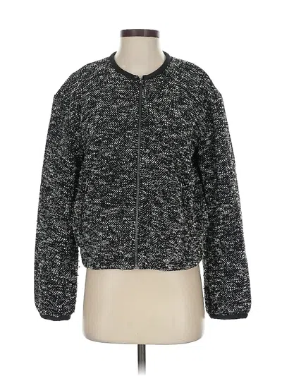Pre-owned Ann Taylor Cardigan Sweater In Black
