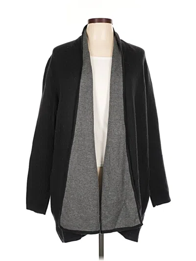 Pre-owned Ann Taylor Cardigan Sweater In Black