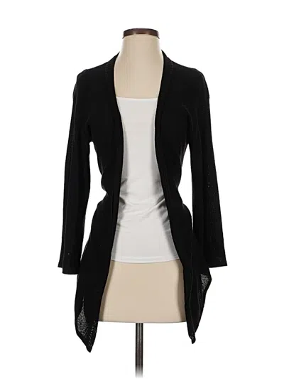 Pre-owned Ann Taylor Cardigan Sweater In Black