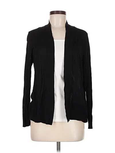 Pre-owned Ann Taylor Cardigan Sweater In Black