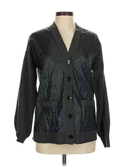 Pre-owned Ann Taylor Cardigan Sweater In Black