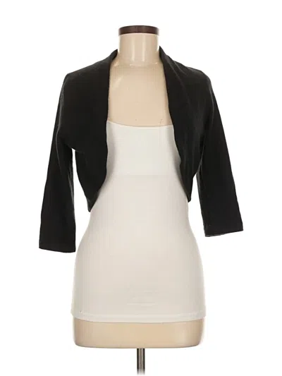 Pre-owned Ann Taylor Cardigan Sweater In Black