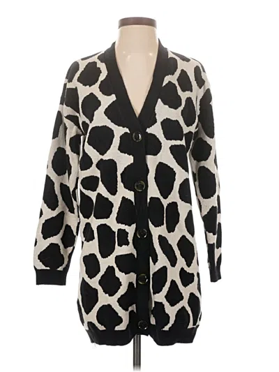 Pre-owned Ann Taylor Cardigan Sweater In Black