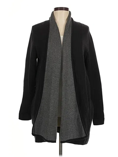 Pre-owned Ann Taylor Cardigan Sweater In Black