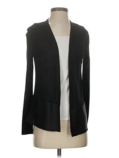 Pre-owned Ann Taylor Cardigan Sweater In Black