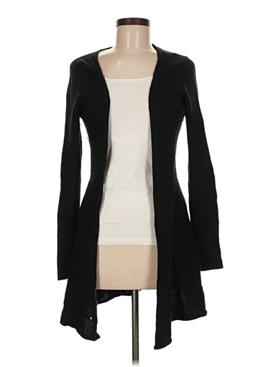 Pre-owned Ann Taylor Cardigan Sweater In Black