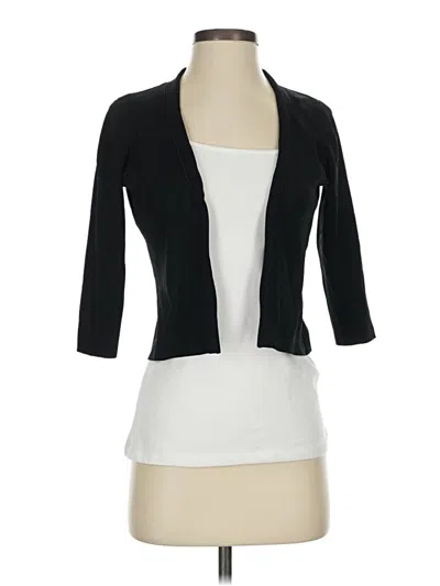 Pre-owned Ann Taylor Cardigan Sweater In Black