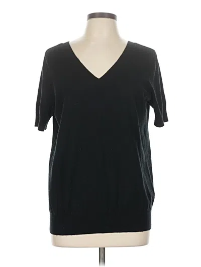 Pre-owned Ann Taylor Cardigan Sweater In Black