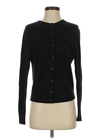 Pre-owned Ann Taylor Cardigan Sweater In Black