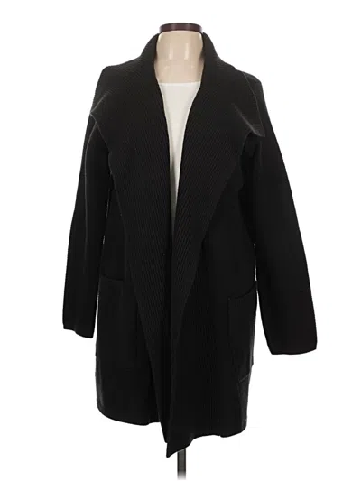 Pre-owned Ann Taylor Cardigan Sweater In Black