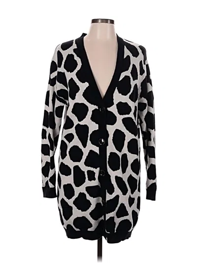 Pre-owned Ann Taylor Cardigan Sweater In Black