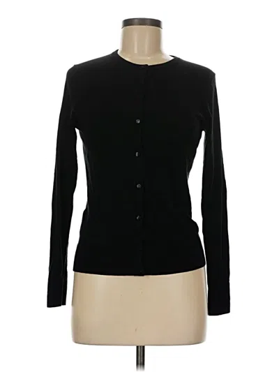 Pre-owned Ann Taylor Cardigan Sweater In Black