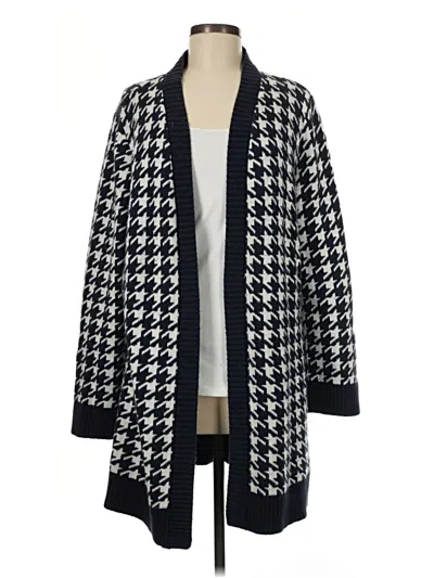 Pre-owned Ann Taylor Cardigan Sweater In Black