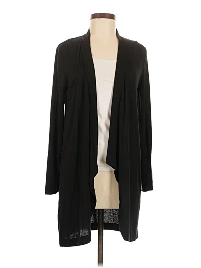 Pre-owned Ann Taylor Cardigan Sweater In Black