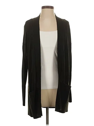 Pre-owned Ann Taylor Cardigan Sweater In Black