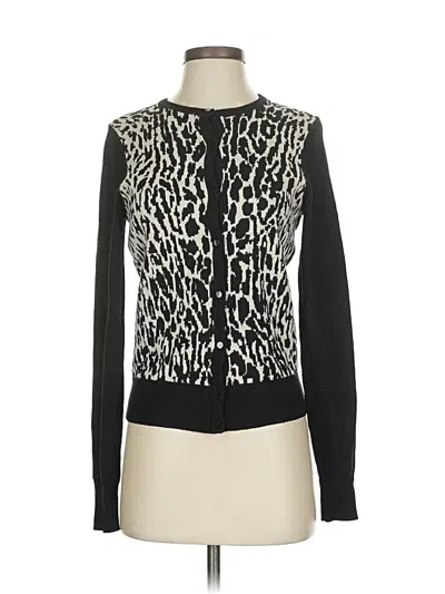 Pre-owned Ann Taylor Cardigan Sweater In Black