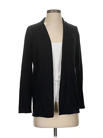 Pre-owned Ann Taylor Cardigan Sweater In Black