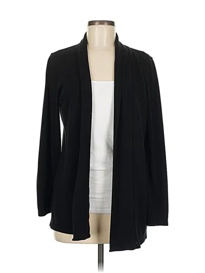 Pre-owned Ann Taylor Cardigan Sweater In Black