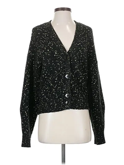 Pre-owned Ann Taylor Cardigan Sweater In Black
