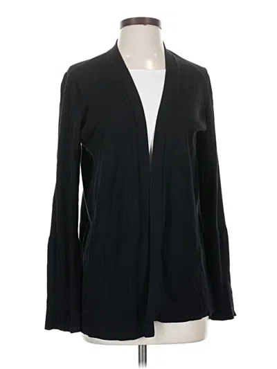 Pre-owned Ann Taylor Cardigan Sweater In Black