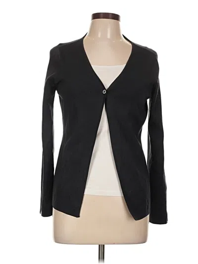 Pre-owned Ann Taylor Cardigan Sweater In Black
