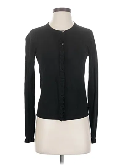Pre-owned Ann Taylor Cardigan Sweater In Black