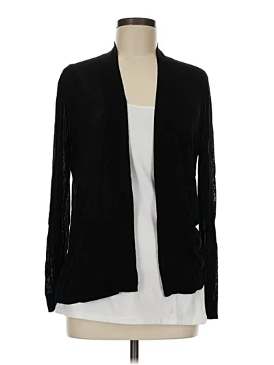 Pre-owned Ann Taylor Cardigan Sweater In Black