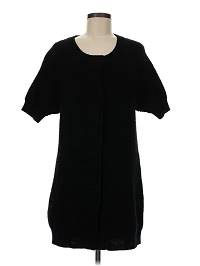 Pre-owned Ann Taylor Cardigan Sweater In Black