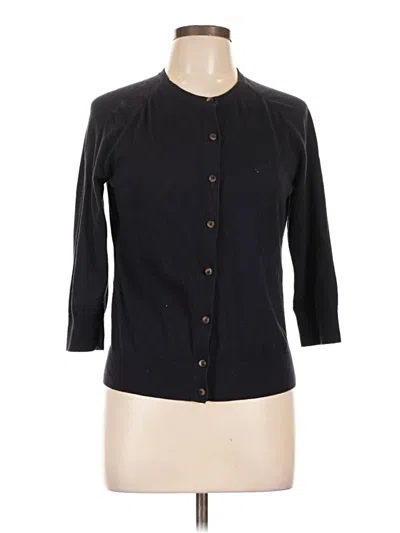 Pre-owned Ann Taylor Cardigan Sweater In Black