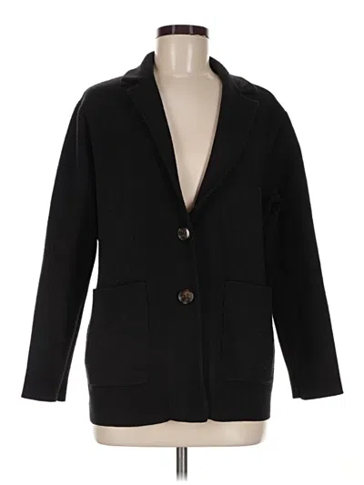 Pre-owned Ann Taylor Cardigan Sweater In Black