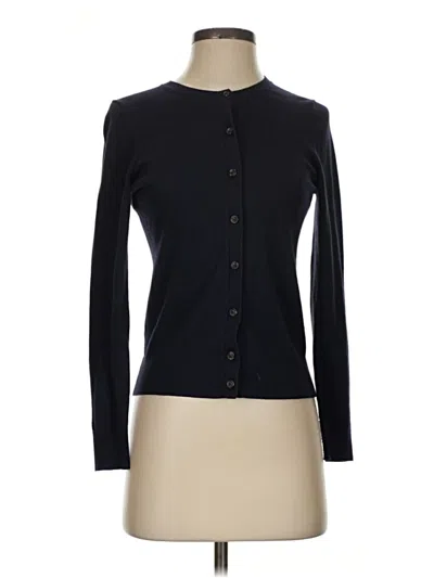 Pre-owned Ann Taylor Cardigan Sweater In Black