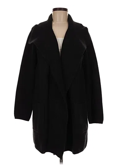 Pre-owned Ann Taylor Cardigan Sweater In Black